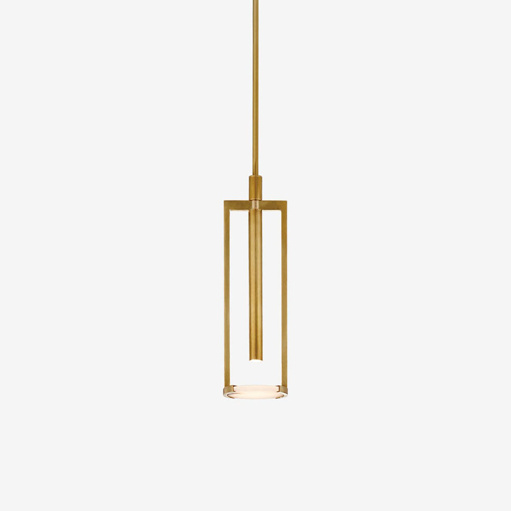 MELANGE SMALL FLOATING DISC PENDANT