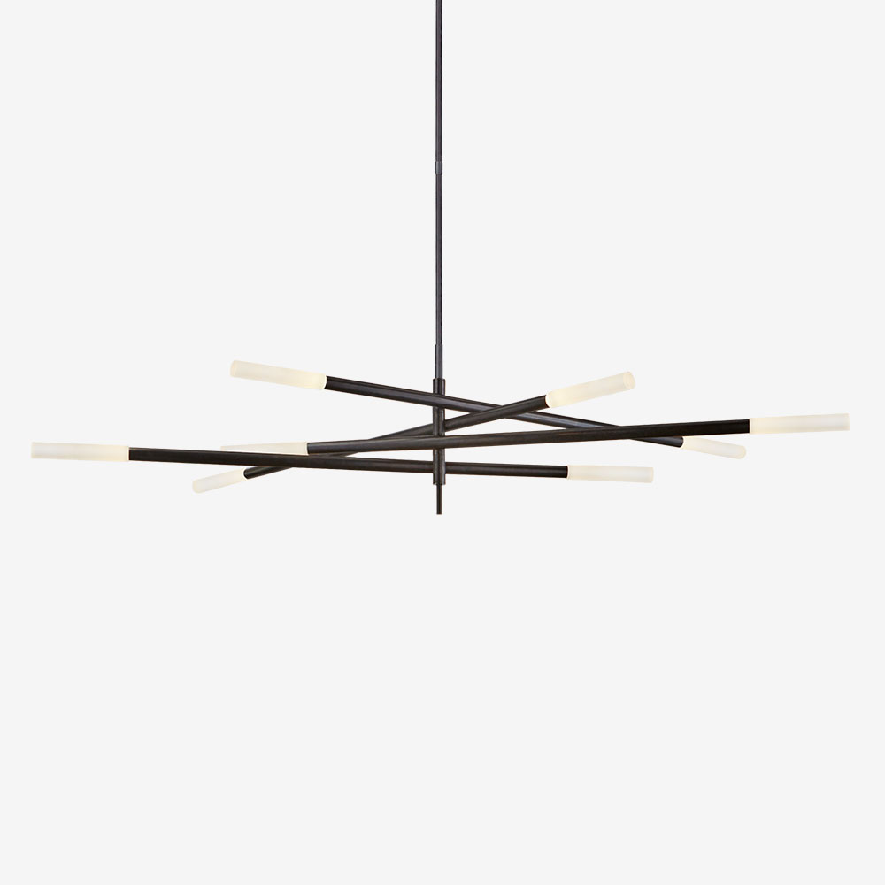 ROUSSEAU GRANDE EIGHT LIGHT ARTICULATING CHANDELIER image number 2