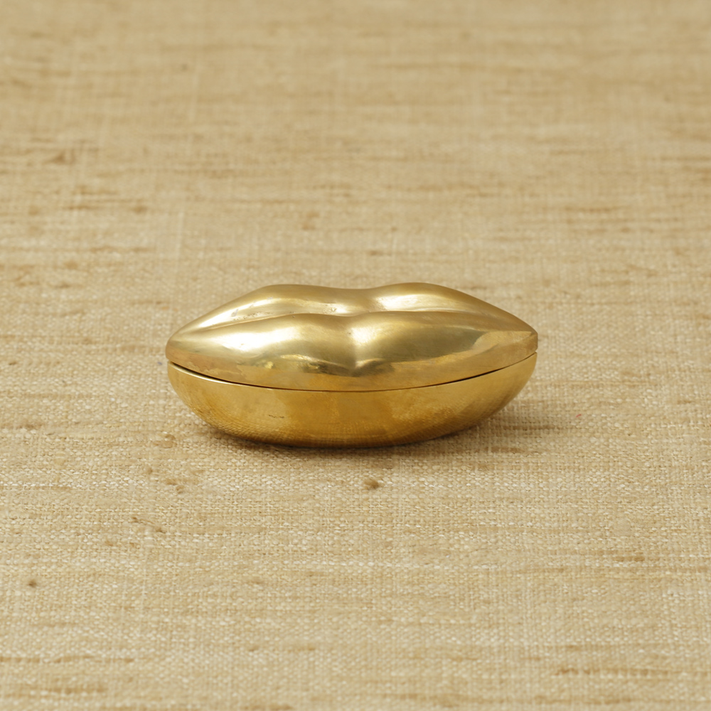 Kisses Resin, Horn & Brass Box