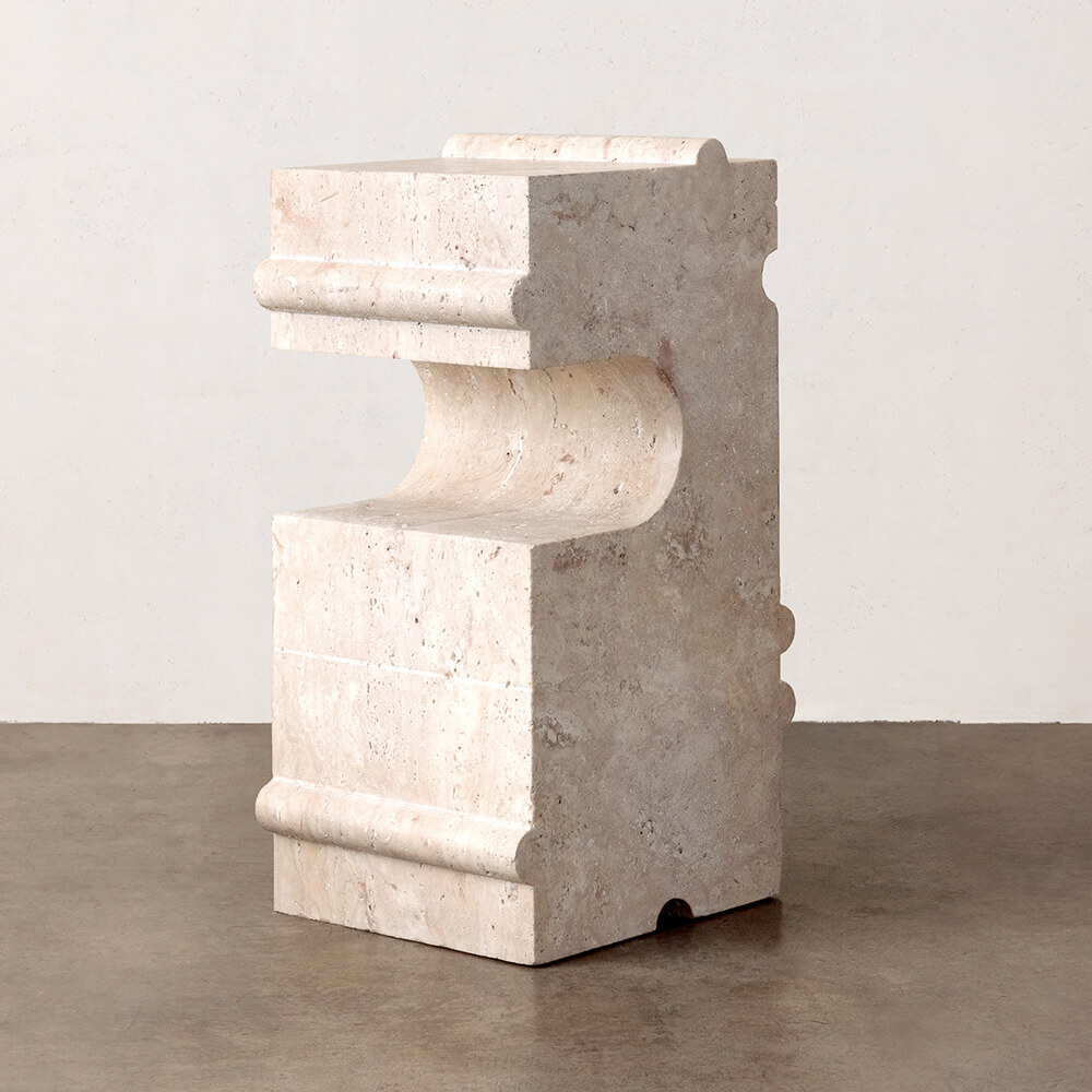 HUME STONE SIDE TABLE image number 0