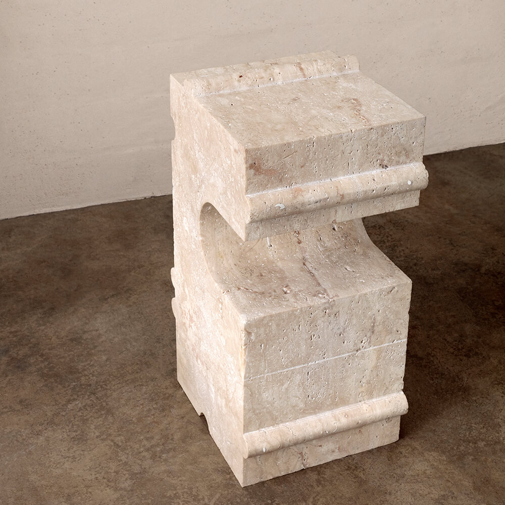 HUME STONE SIDE TABLE image number 3