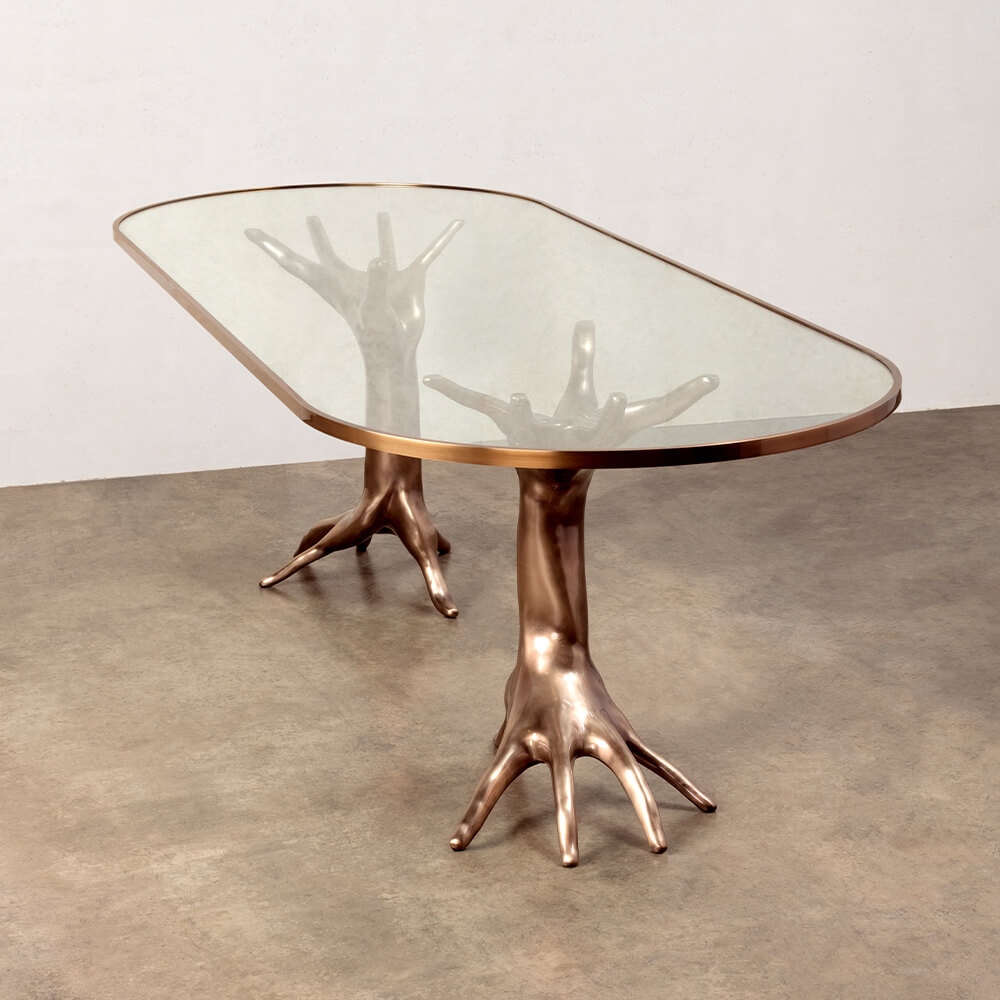 SUPERLUXE DICHOTOMY RACETRACK TABLE image number 4
