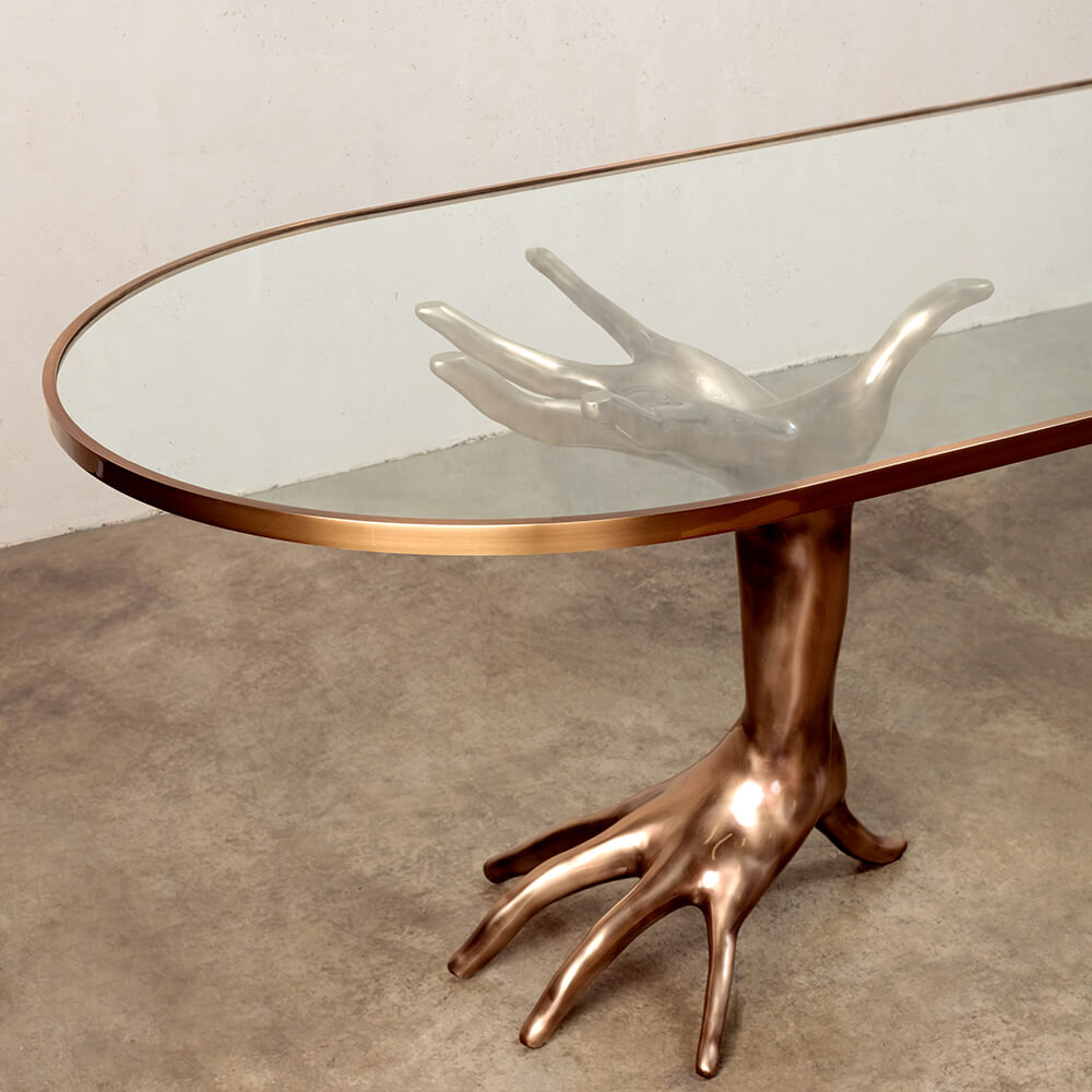 SUPERLUXE DICHOTOMY RACETRACK TABLE image number 6