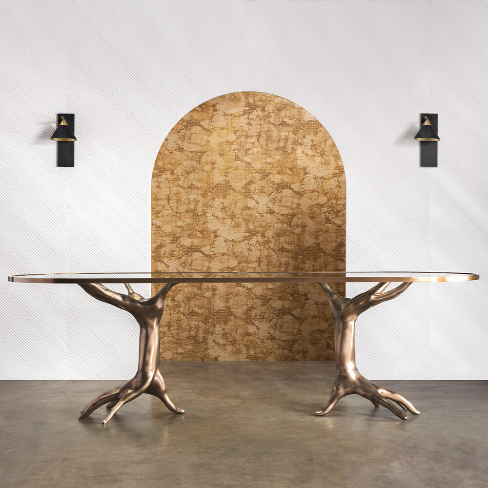SUPERLUXE DICHOTOMY RACETRACK TABLE image number 8