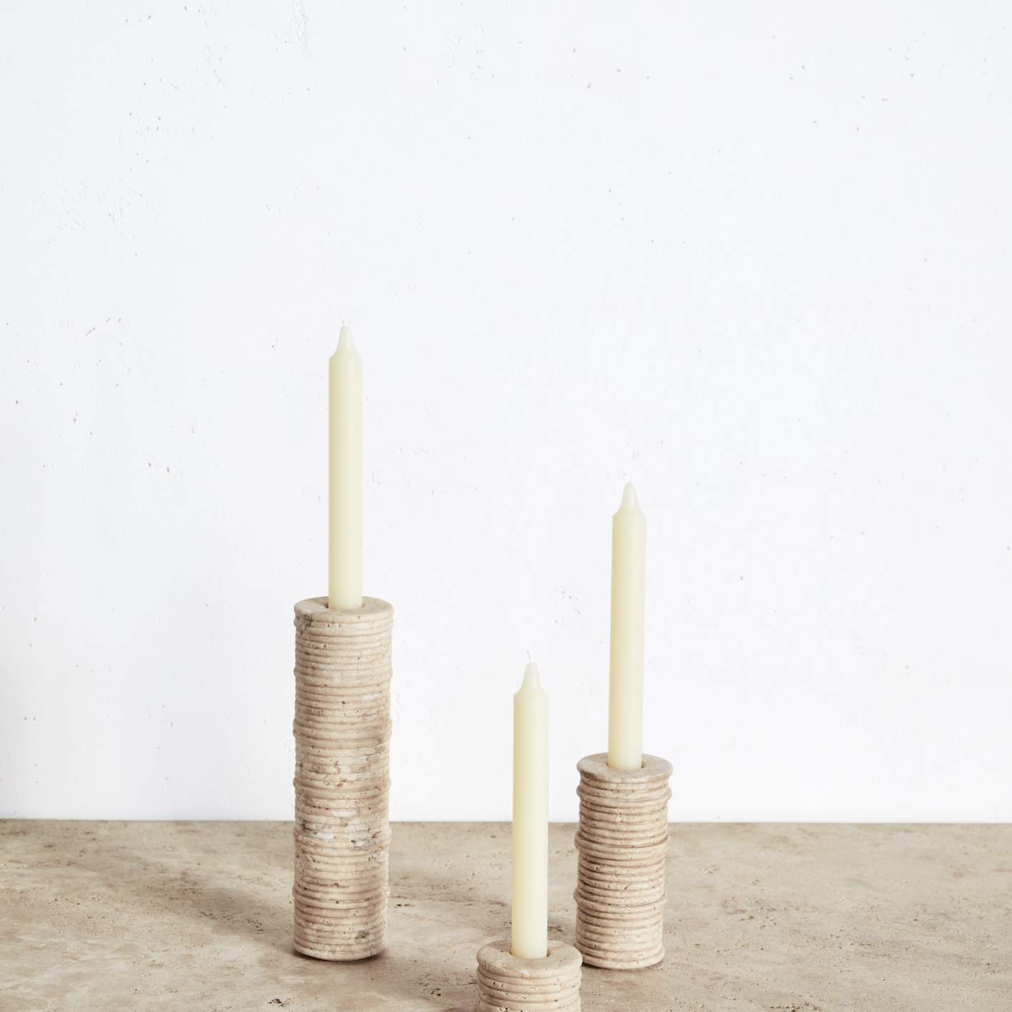 Ribbed Small Candle Holder image number 2