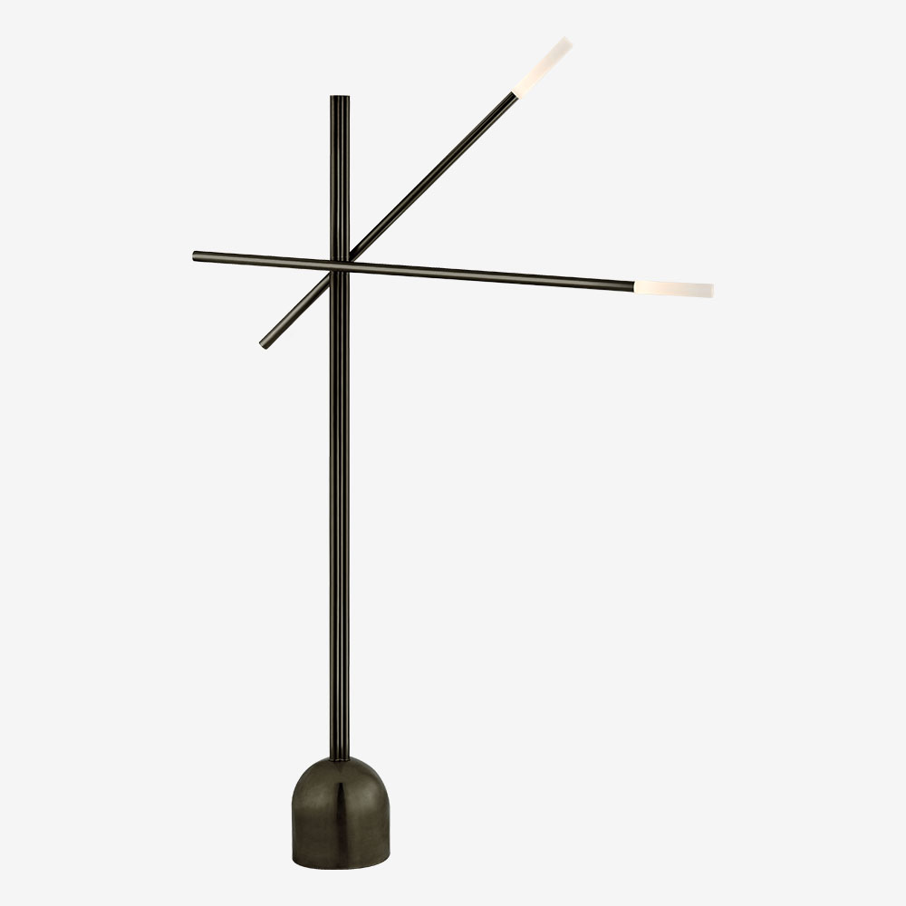 ROUSSEAU DOUBLE BOOM ARM FLOOR LAMP image number 1