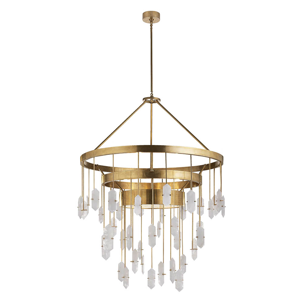HALCYON LARGE CHANDELIER - BRASS image number 0