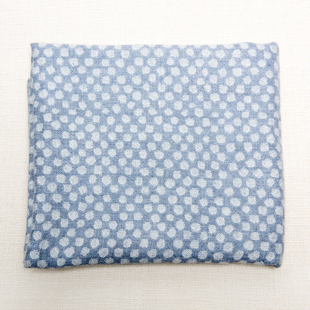 DOTS LUXE THROW - SURF image number 1