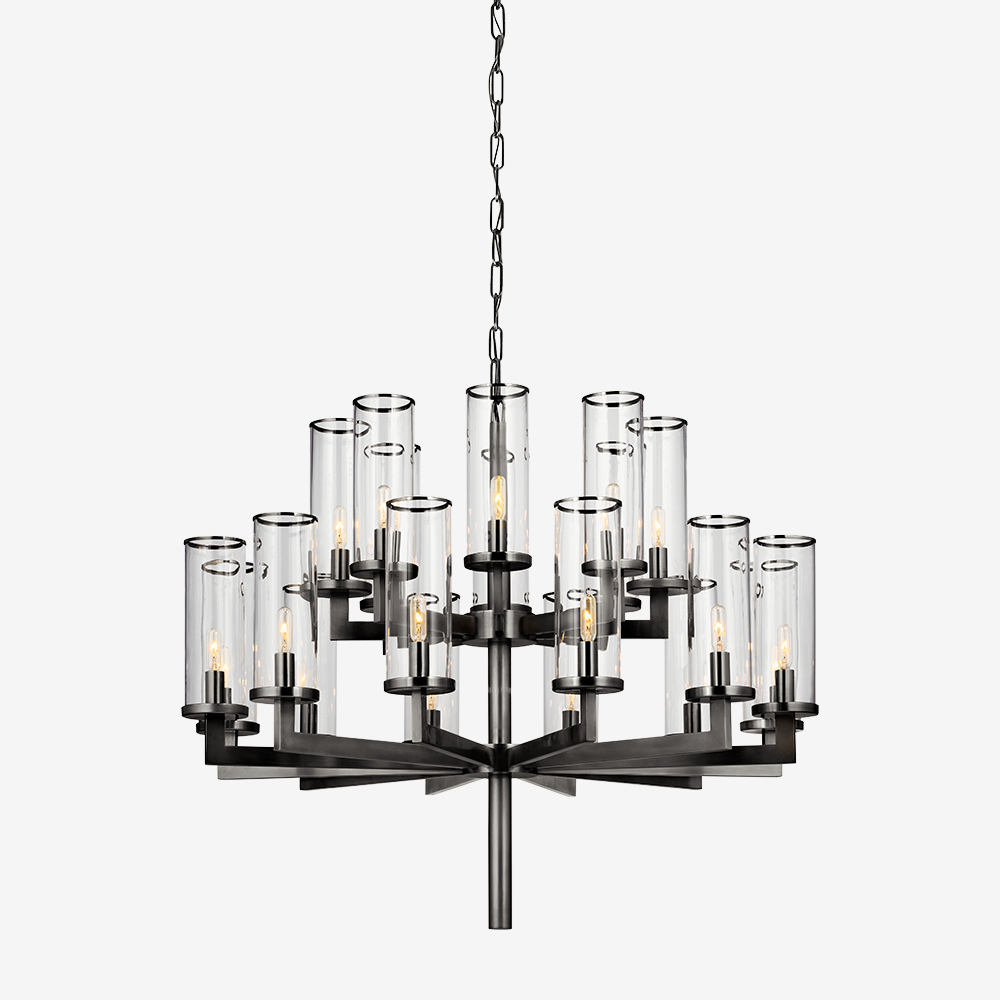 LIAISON TWO-TIER CHANDELIER image number 0