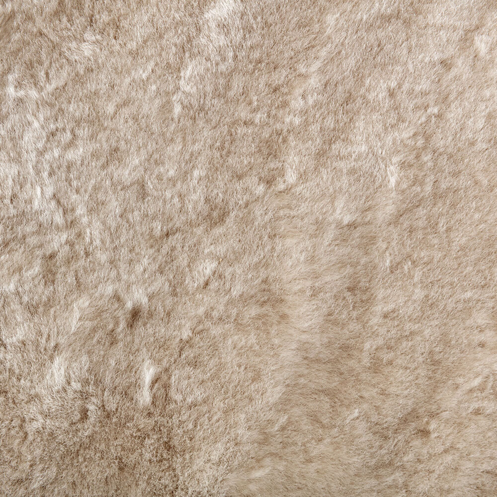 FOOT BENCH - BEIGE SHEARLING image number 5