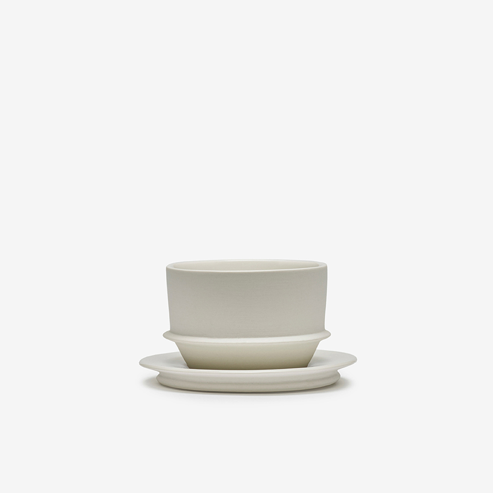 Dune Coffee Cup & Saucer, Set of 4