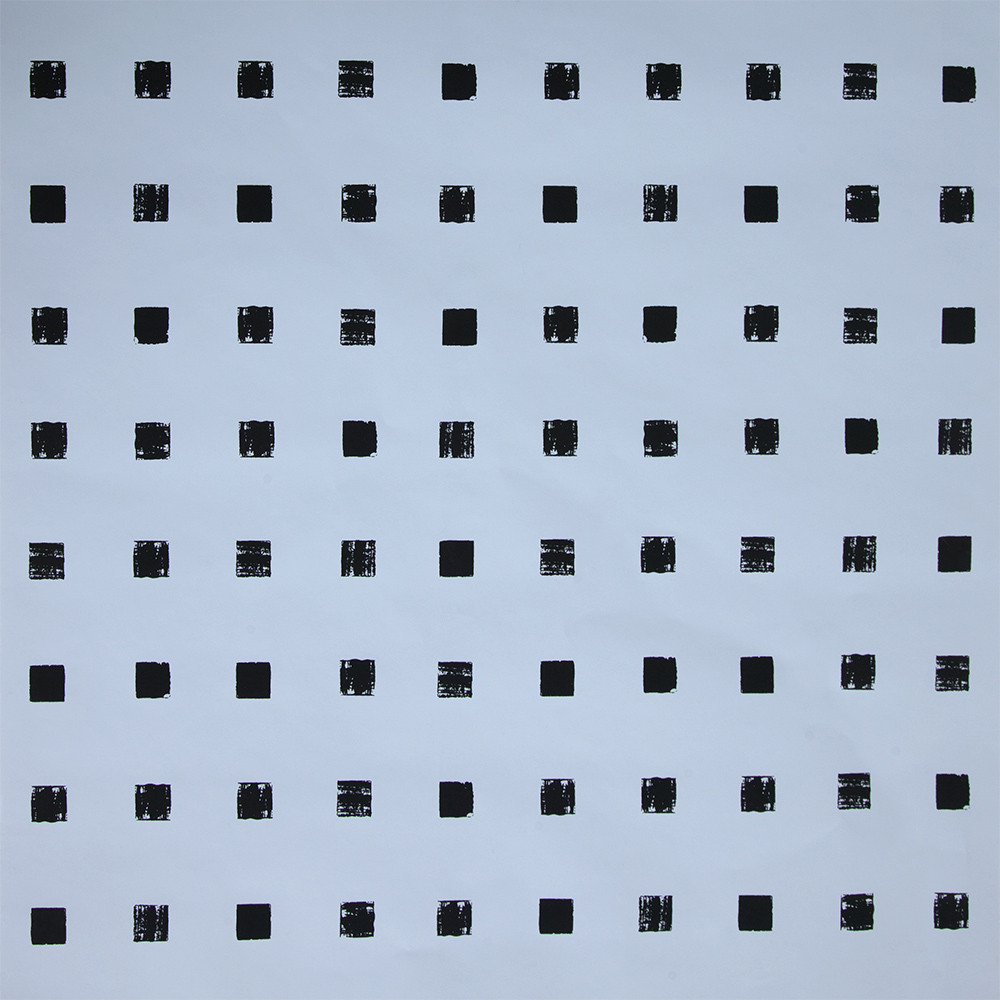 CHALET WALLPAPER SAMPLE - BLUE BLACK image number 0