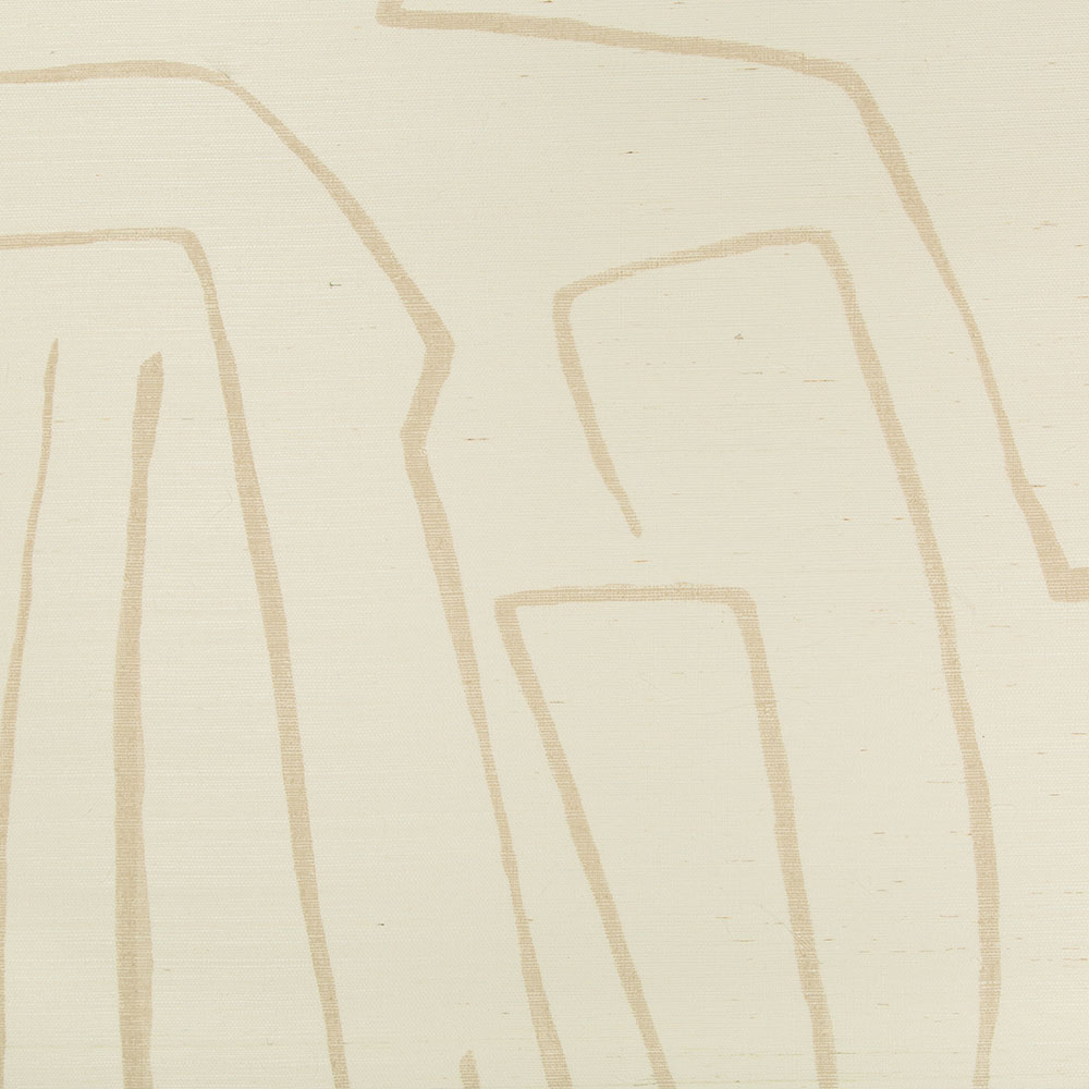 Graffito 2 Wallpaper on Grasscloth image number 0