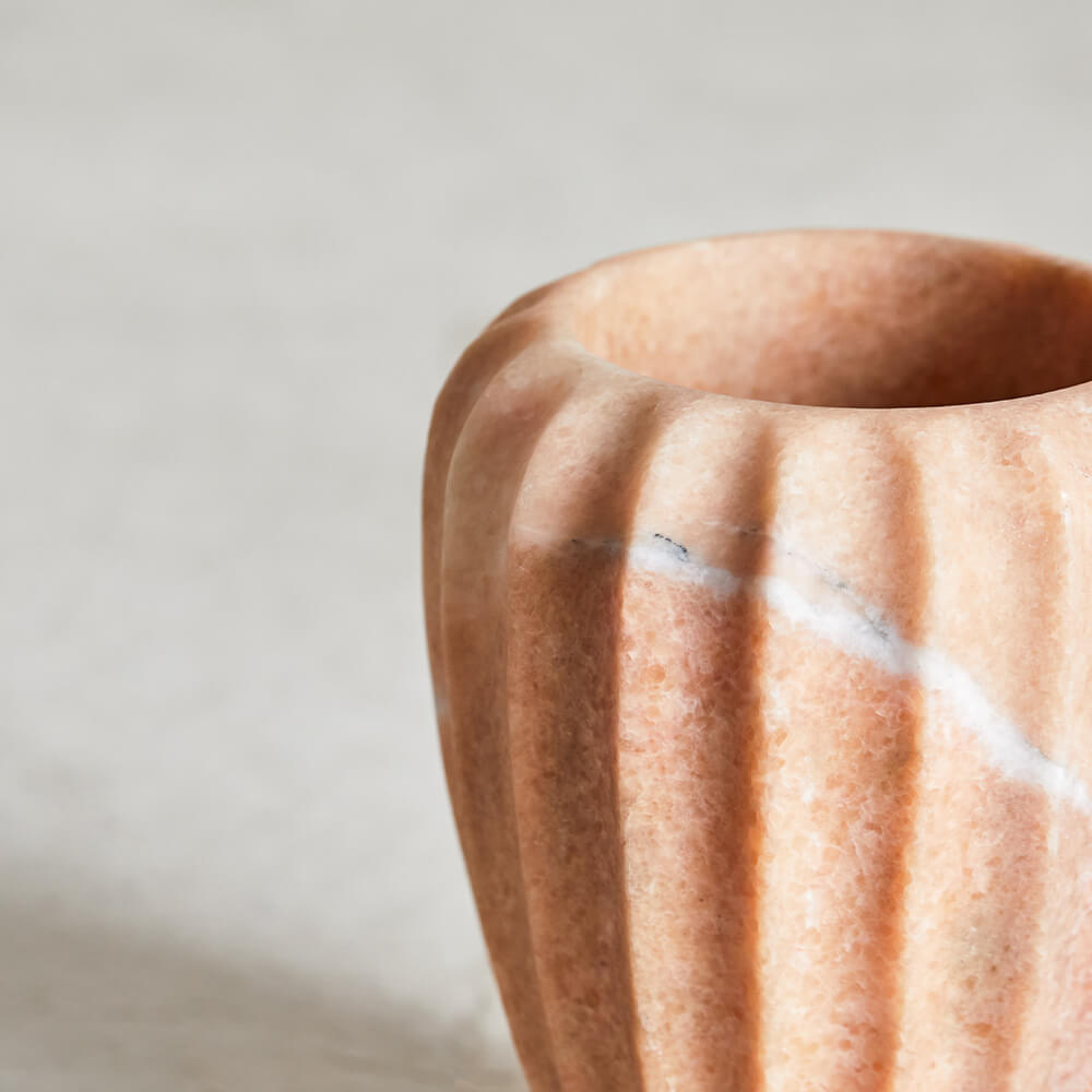 SMALL FLUTED VASE image number 4
