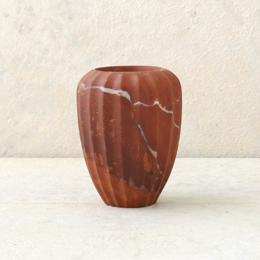 FLUTED SMALL VASE