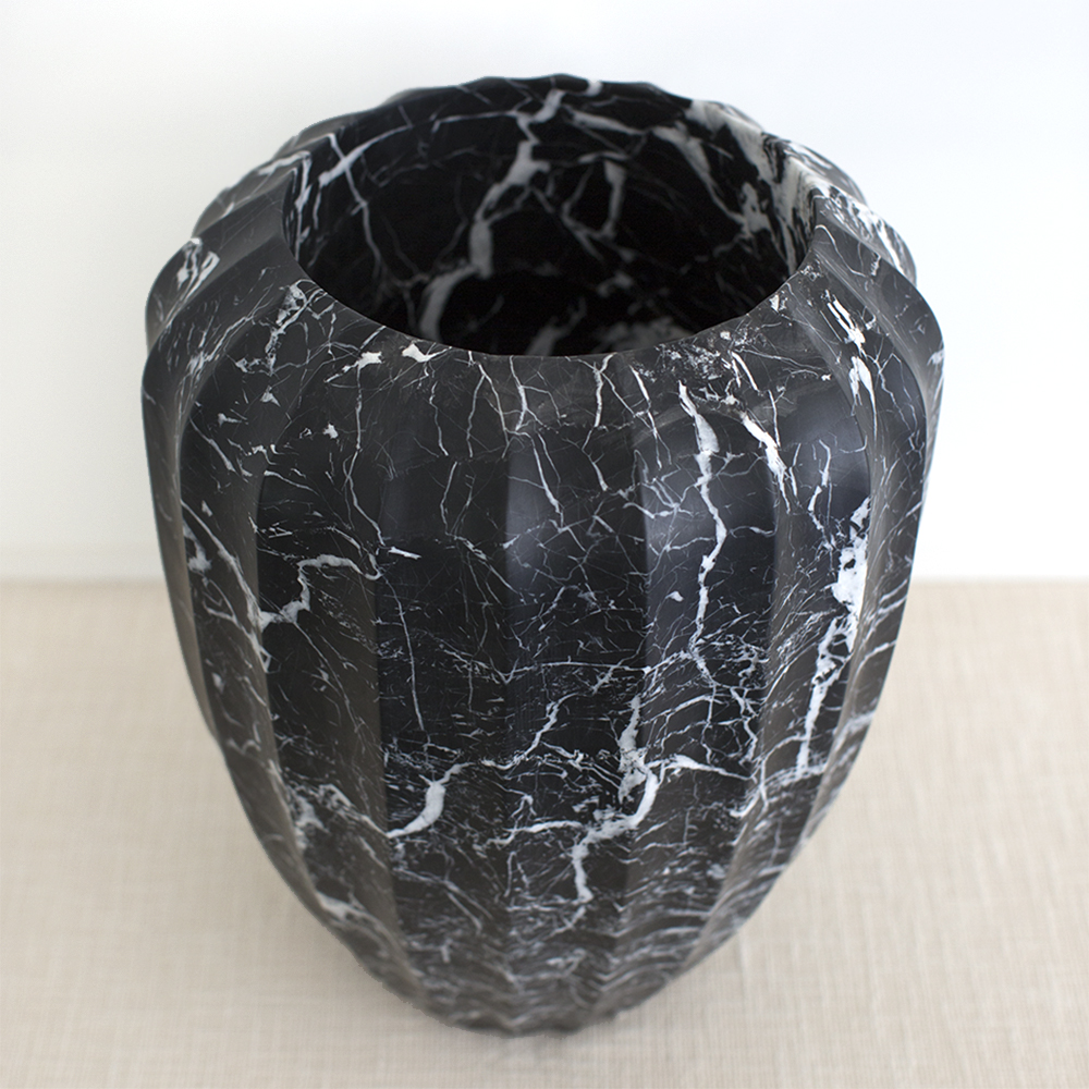 FLUTED LARGE VASE image number 2