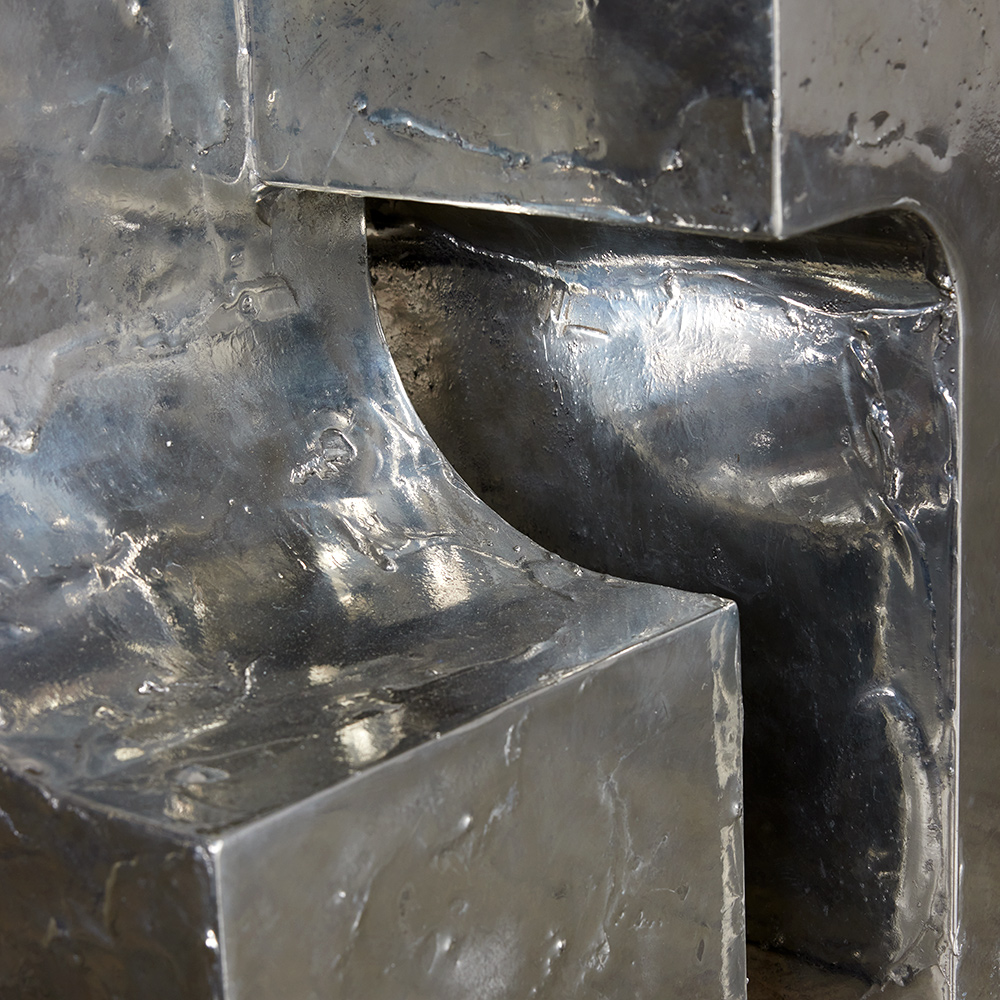 Pewter Side Table image number 3