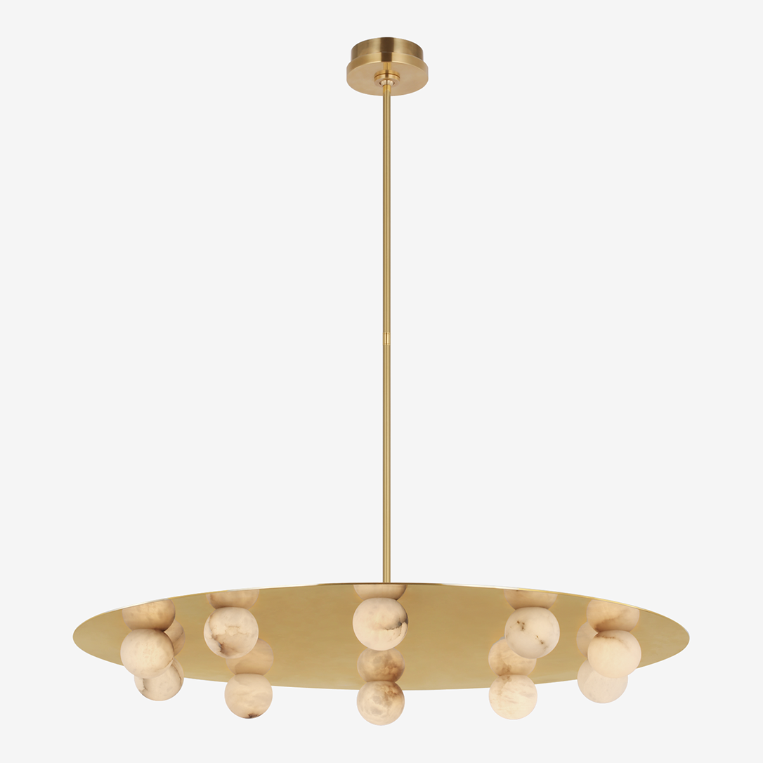 Pertica 36" Ten Light Chandelier image number 0