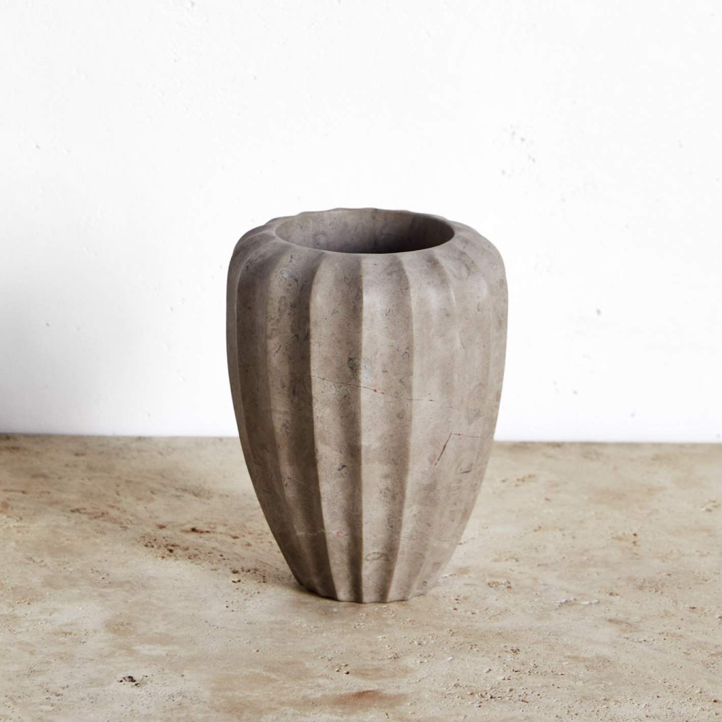 FLUTED SMALL VASE