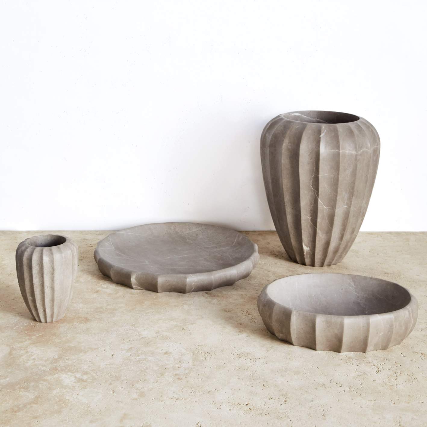 FLUTED SMALL VASE