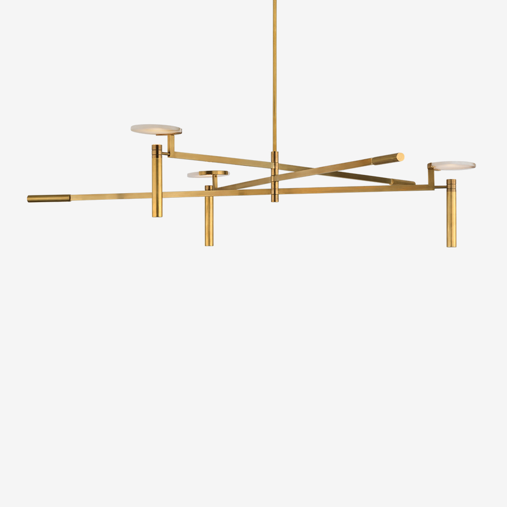 Melange Grande Floating Disc Chandelier image number 0