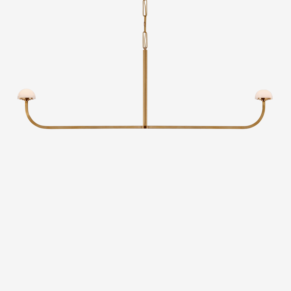 Pedra 56" Linear Chandelier image number 0