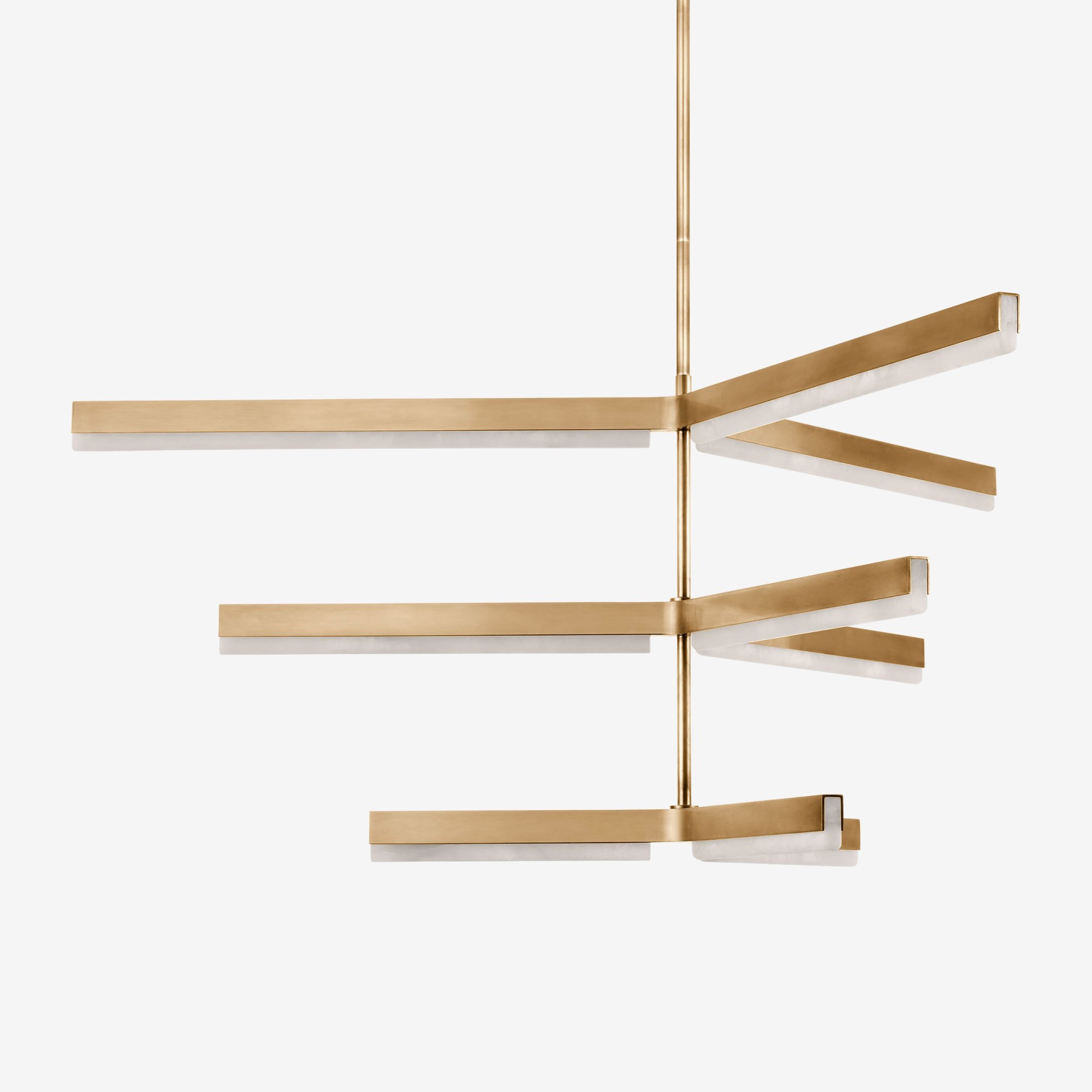 Linea 56" Three Tier Chandelier
