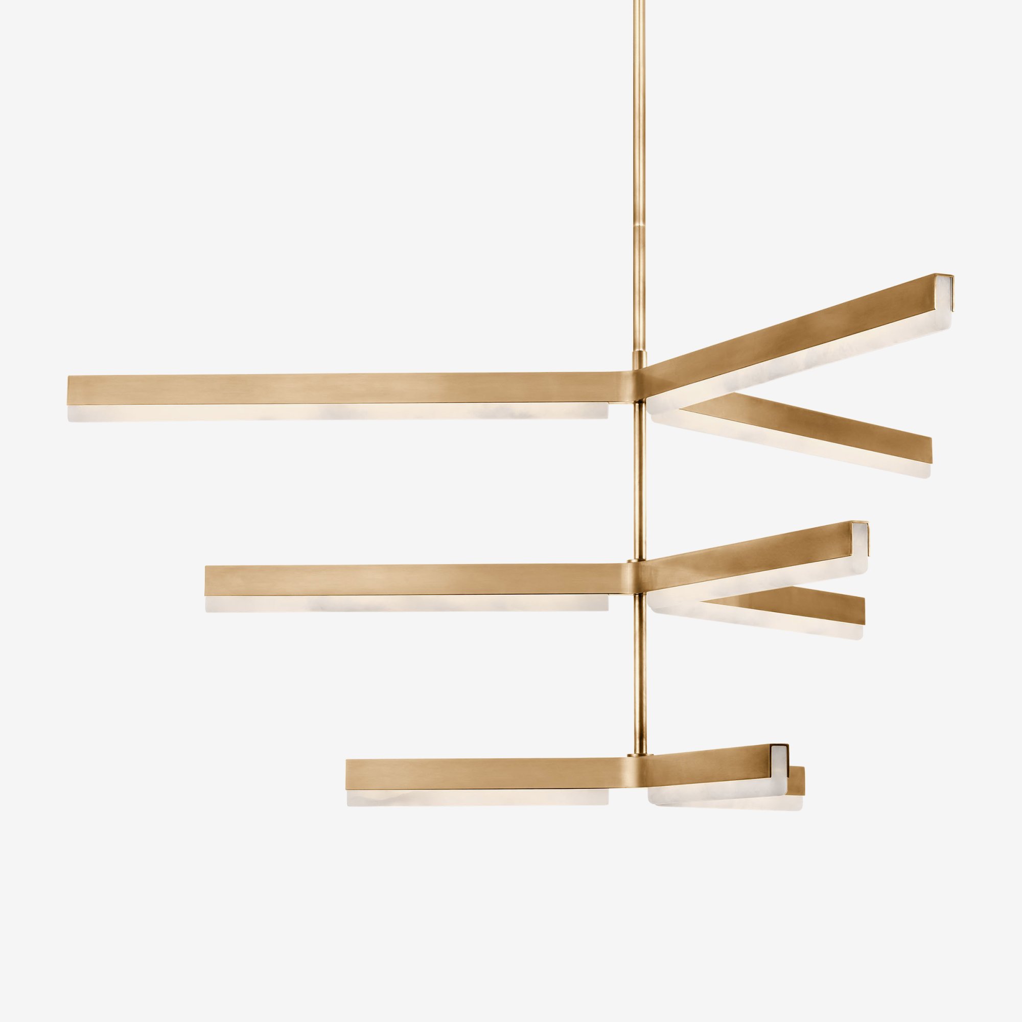 Linea 56" Three Tier Chandelier