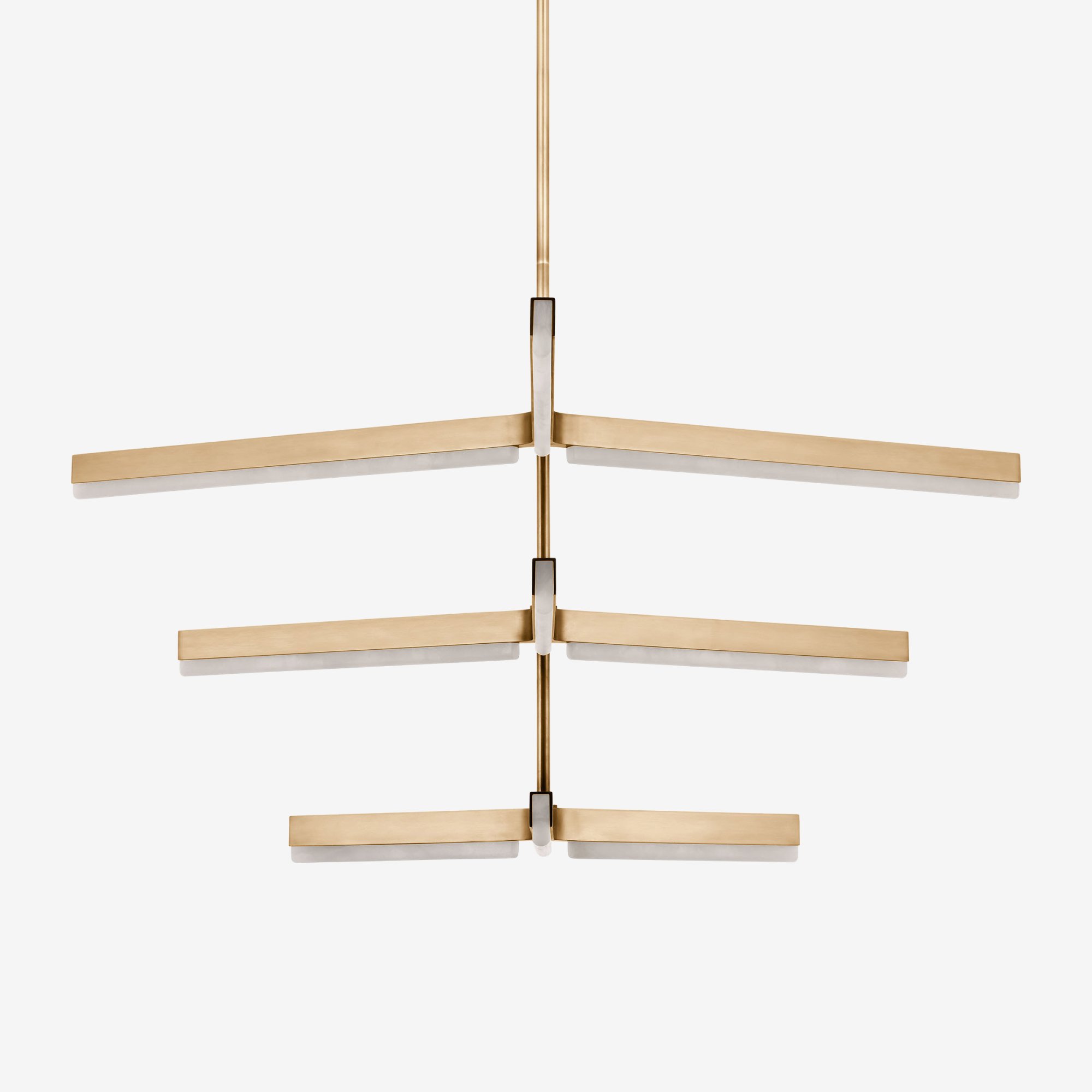 Linea 56" Three Tier Chandelier