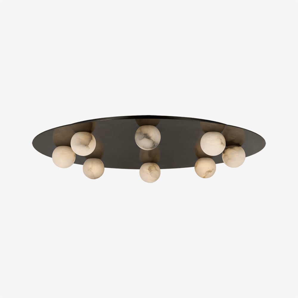 Pertica 30" Eight Light Flush Mount image number 0