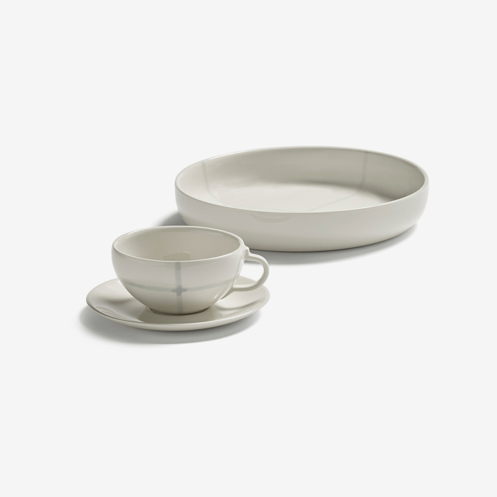 Zuma Coffee Cup & Saucer, Set of 4