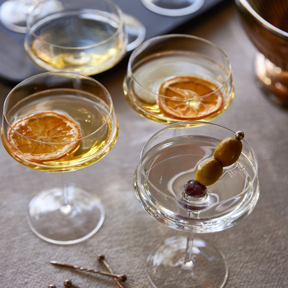 Dune Champagne Coupe, Set of 4