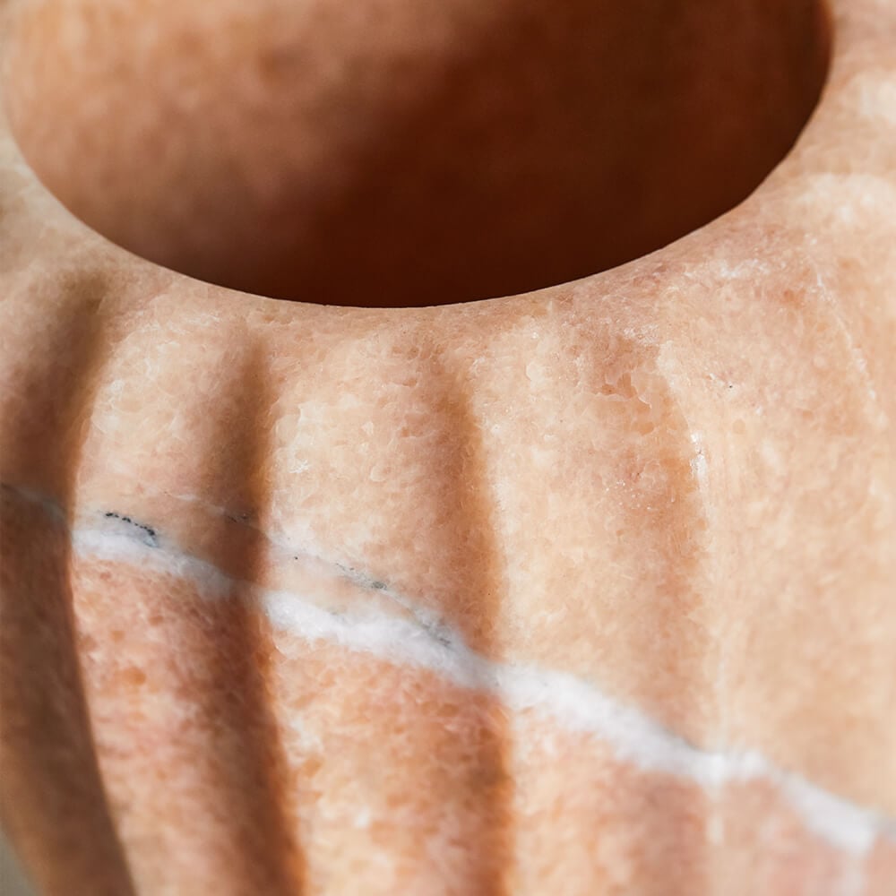 SMALL FLUTED VASE