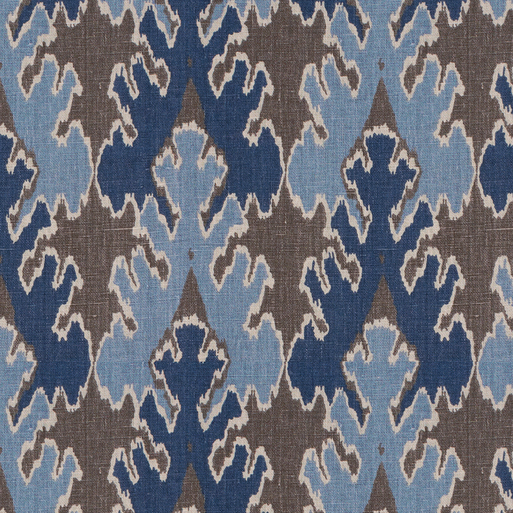 BENGAL BAZAAR FABRIC - GREY INDIGO