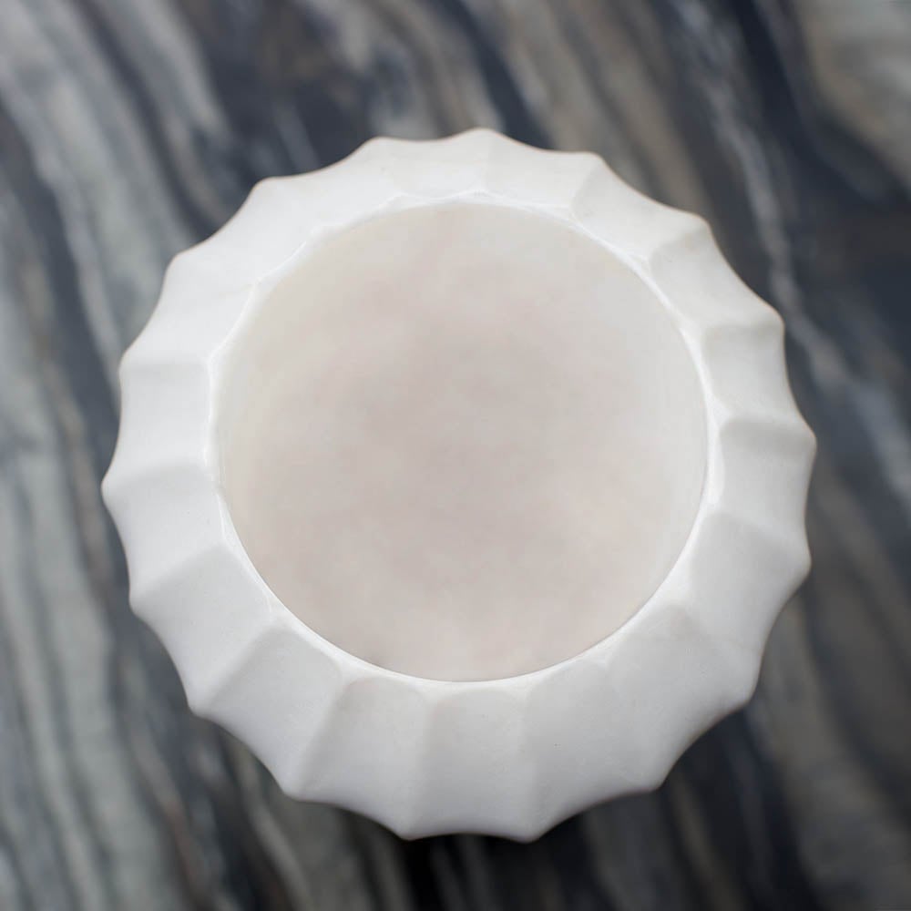 FLUTED SMALL VASE