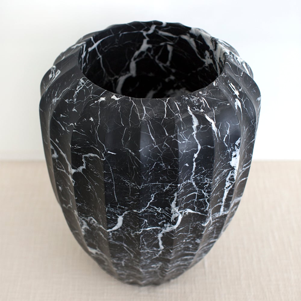 FLUTED LARGE VASE