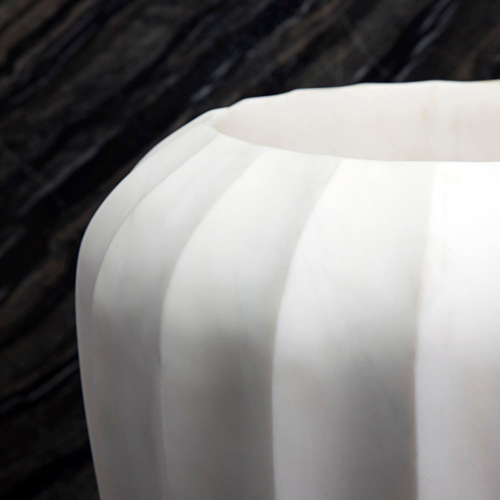 FLUTED LARGE VASE