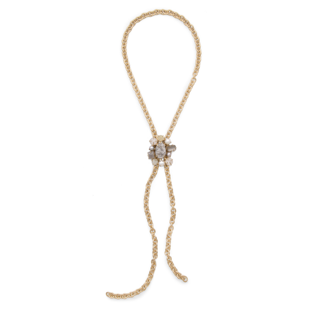ZINNIA BOLO NECKLACE image number 0