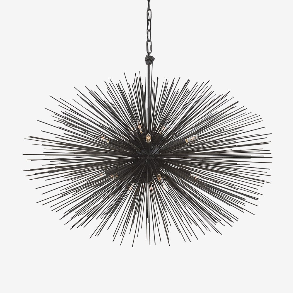 STRADA OVAL PENDANT - AGED IRON