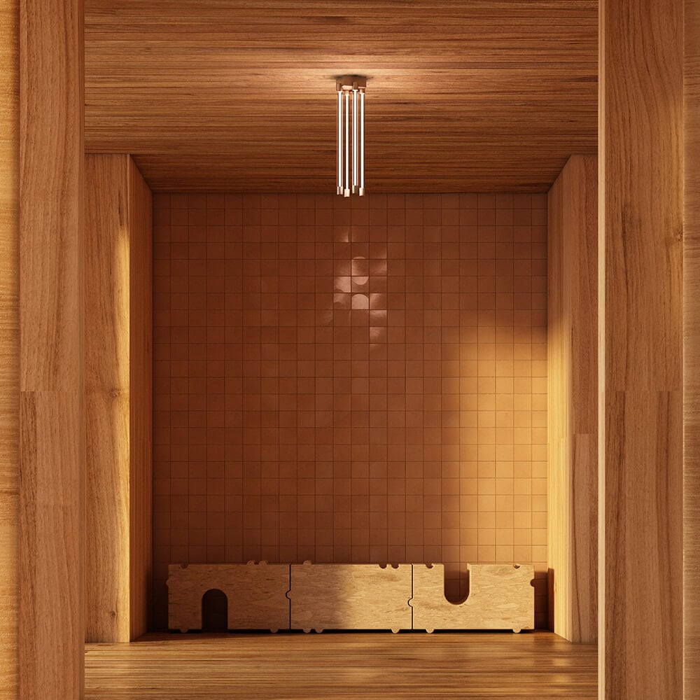 Phobos Short Flush Mount