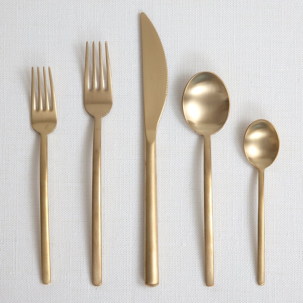 LINEA ICE ORO - FLATWARE - GOLD