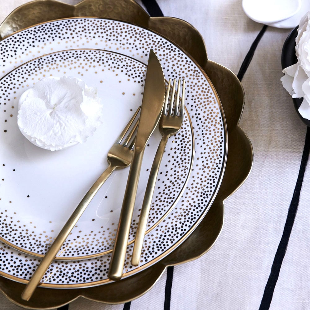 LINEA ICE ORO - FLATWARE - GOLD