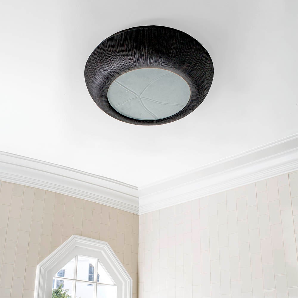 UTOPIA MEDIUM ROUND FLUSH MOUNT