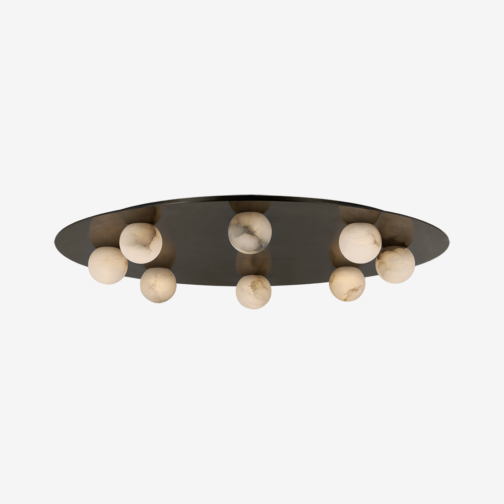 Pertica 30" Eight Light Flush Mount image number 0