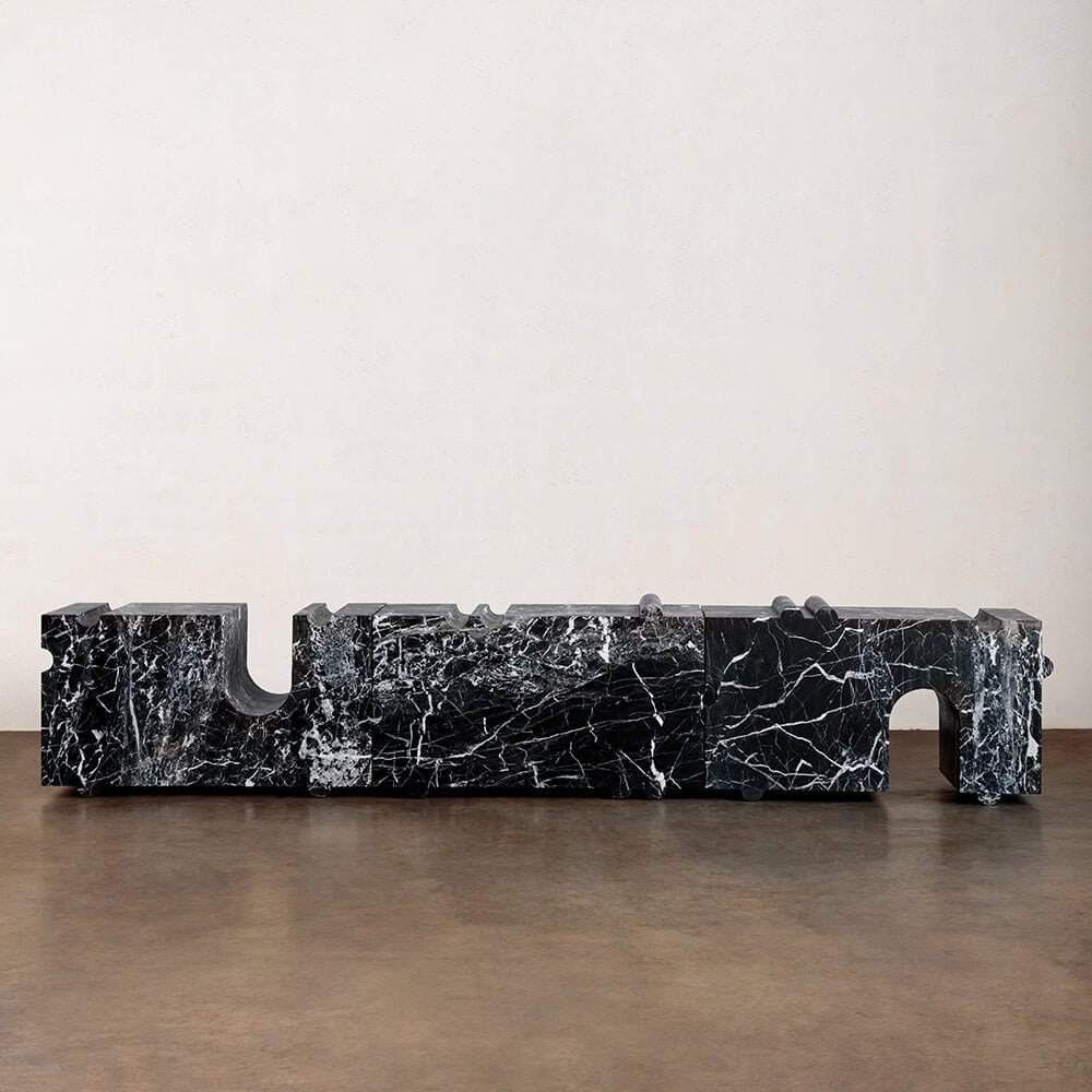 HUME MODULAR STONE BENCH