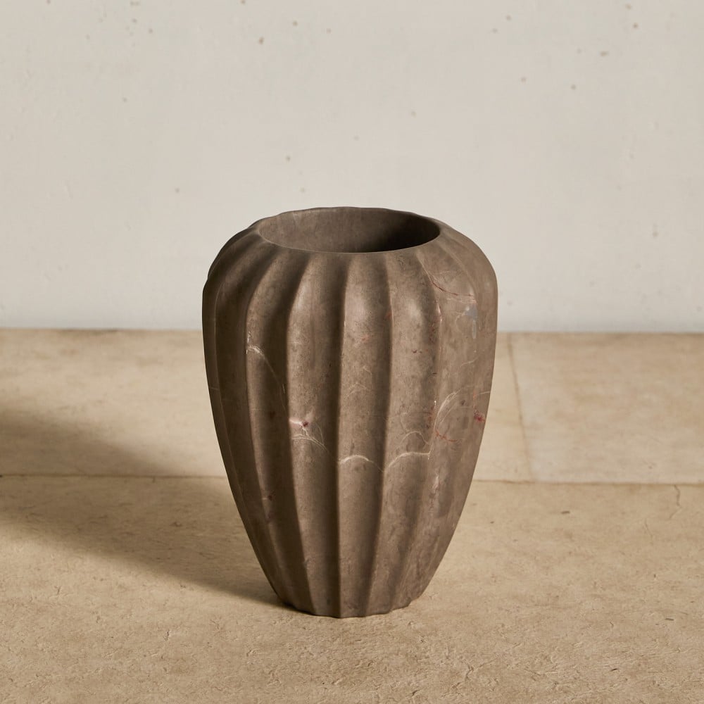 FLUTED SMALL VASE