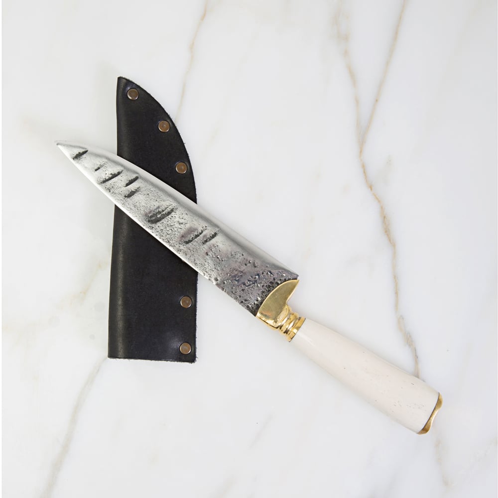 POGLIA HANDCRAFTED KNIFE - HORN