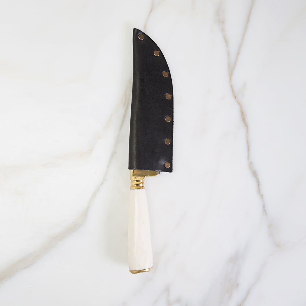 POGLIA HANDCRAFTED KNIFE - HORN