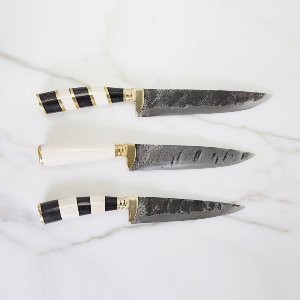 POGLIA HANDCRAFTED KNIFE - HORN