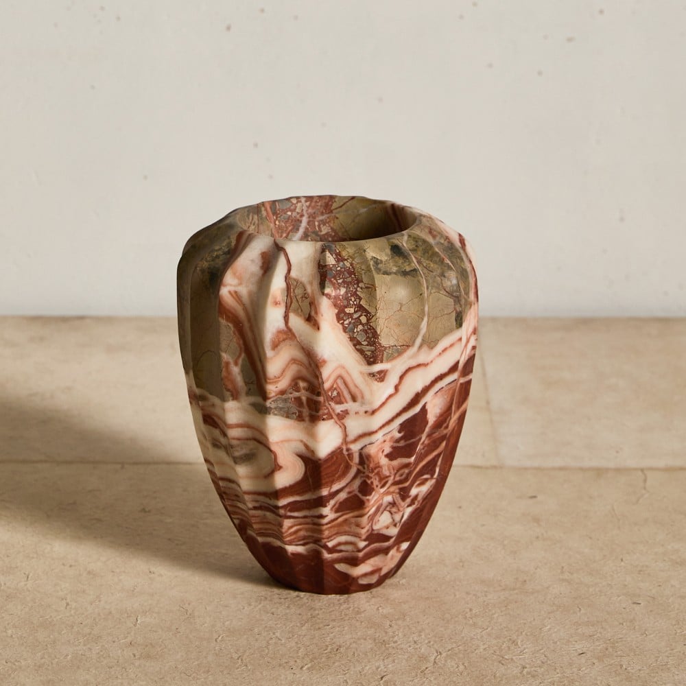 FLUTED SMALL VASE